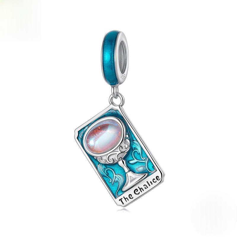 Carte de Tarot de style rétro Accessoires pendentif bricolage
