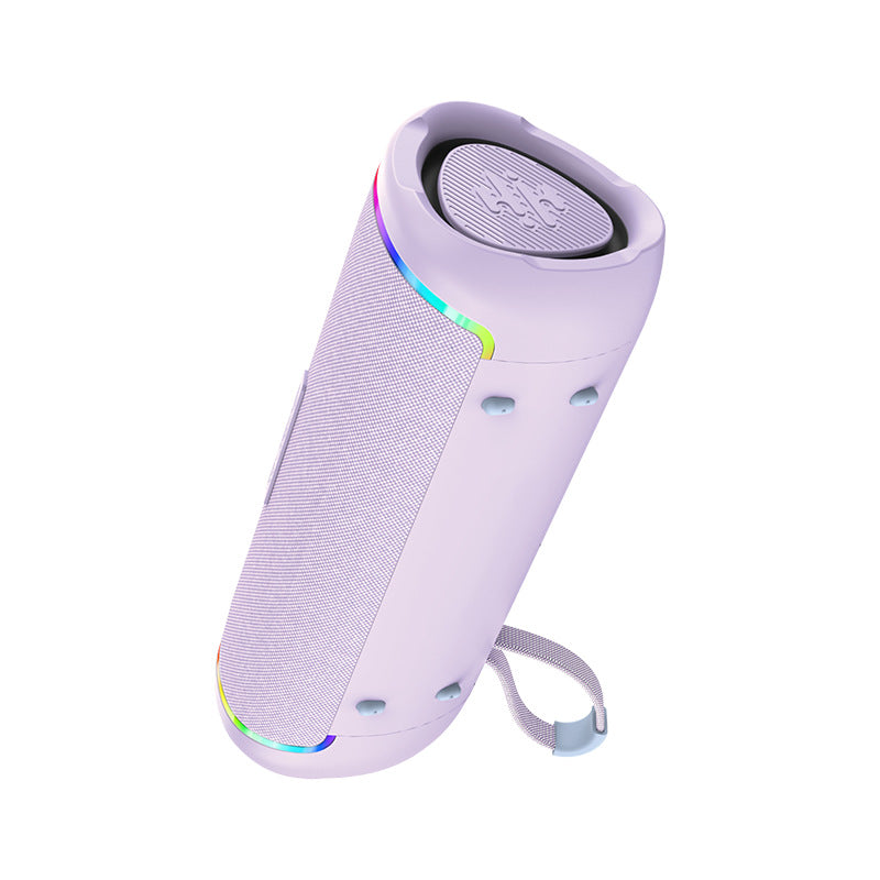 KP-842 Haut-parleur Bluetooth portable TF Support de la carte Subwoofer Ambient Light Taille compacte Lon