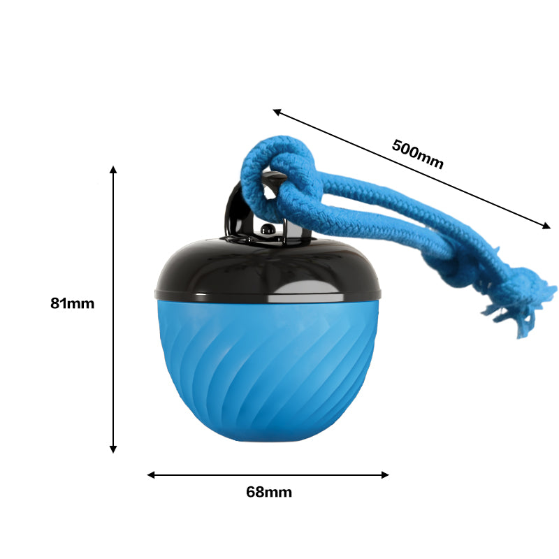 Smart Dog Chat Toy Ball Electronic Interactive Pet Toy Moving Ball Rope USB 3 Modes Automat
