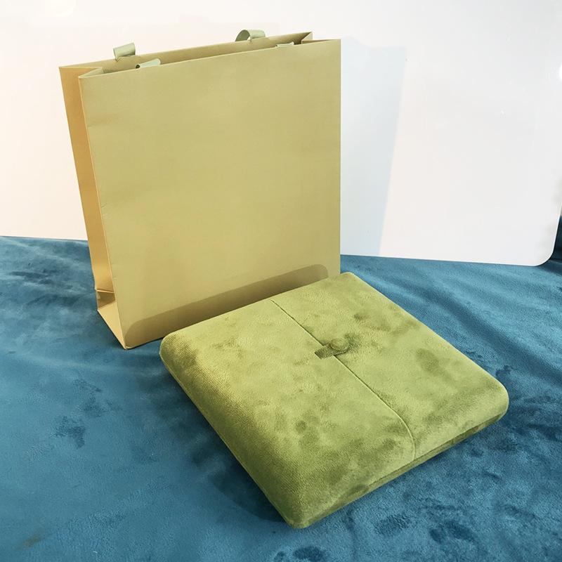 Boîte d'emballage de bijoux de mode perle de velours