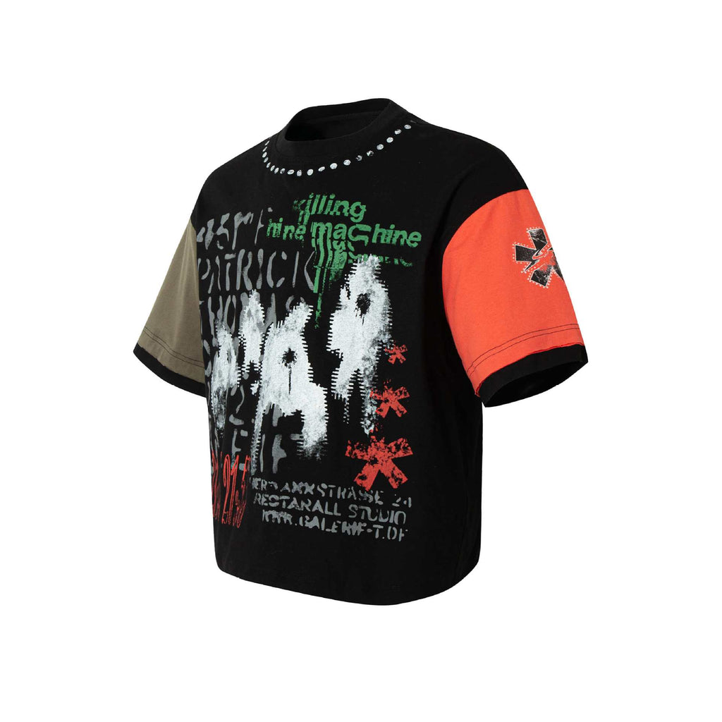 T-shirt post-apocalyptique Graffiti Rock