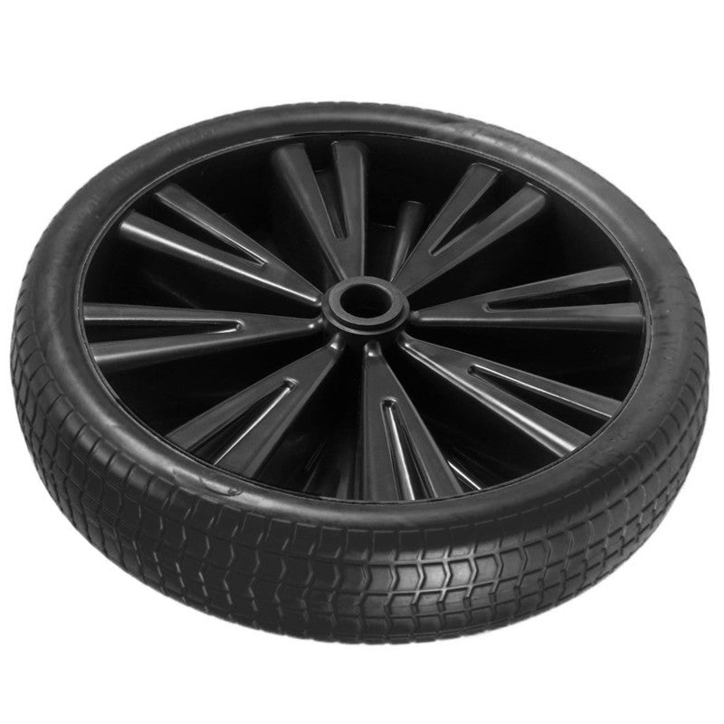 Universal 14 pouces Black Wheel Wheel Heavy Duty Puncture Proof Roue