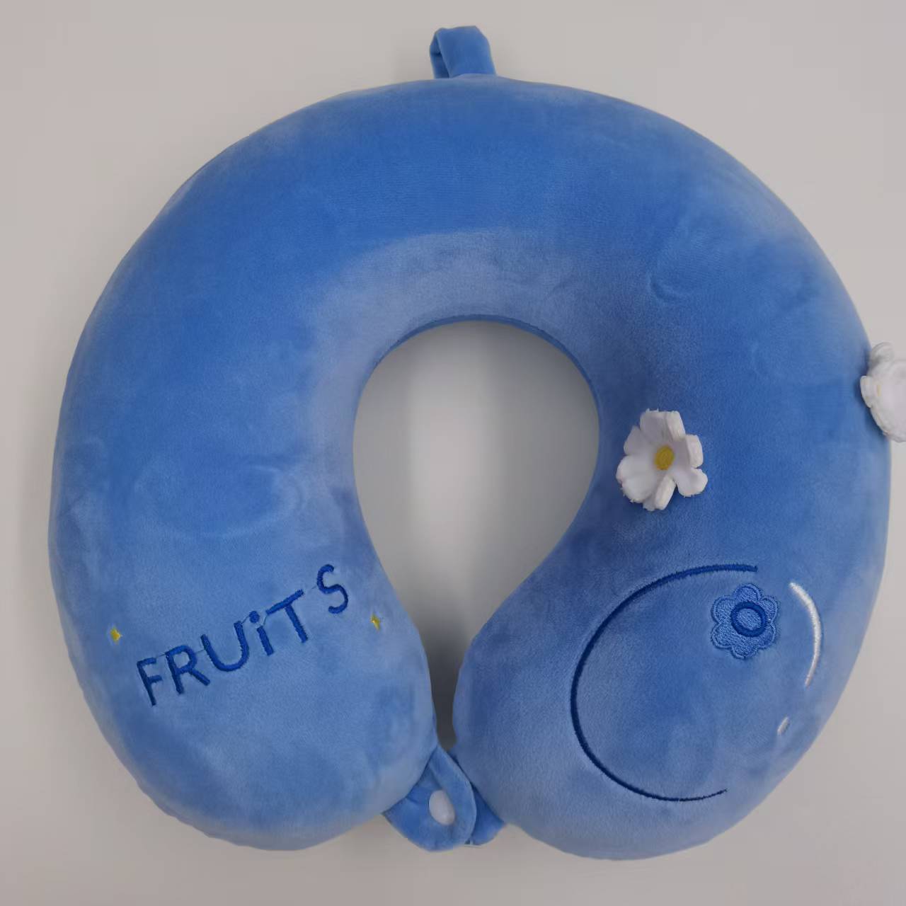 Oreiller mignon bleu Fruits UShaped Col