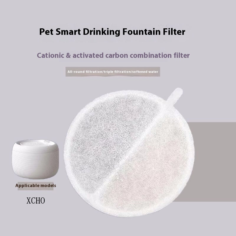 Filtre de distributeur d'eau pour animaux de compagnie Coconut Shell Carbon activé