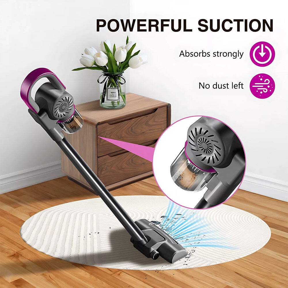 4 en 1 bâton Aspirateur portatif sans fil Aspirateur pour plancher de tapis