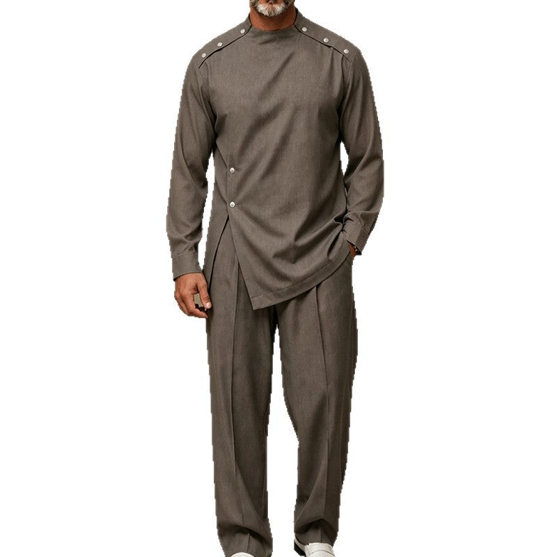 Pantalons et top à manches longues pour hommes occasionnels