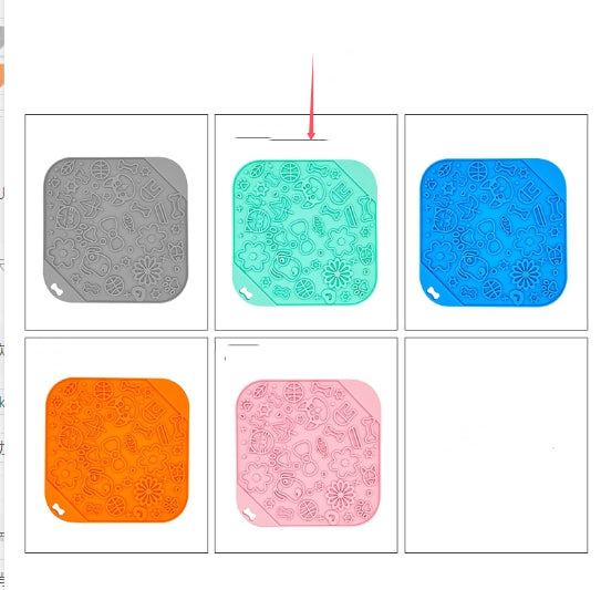 Bol de chien de qualité alimentaire en silicone