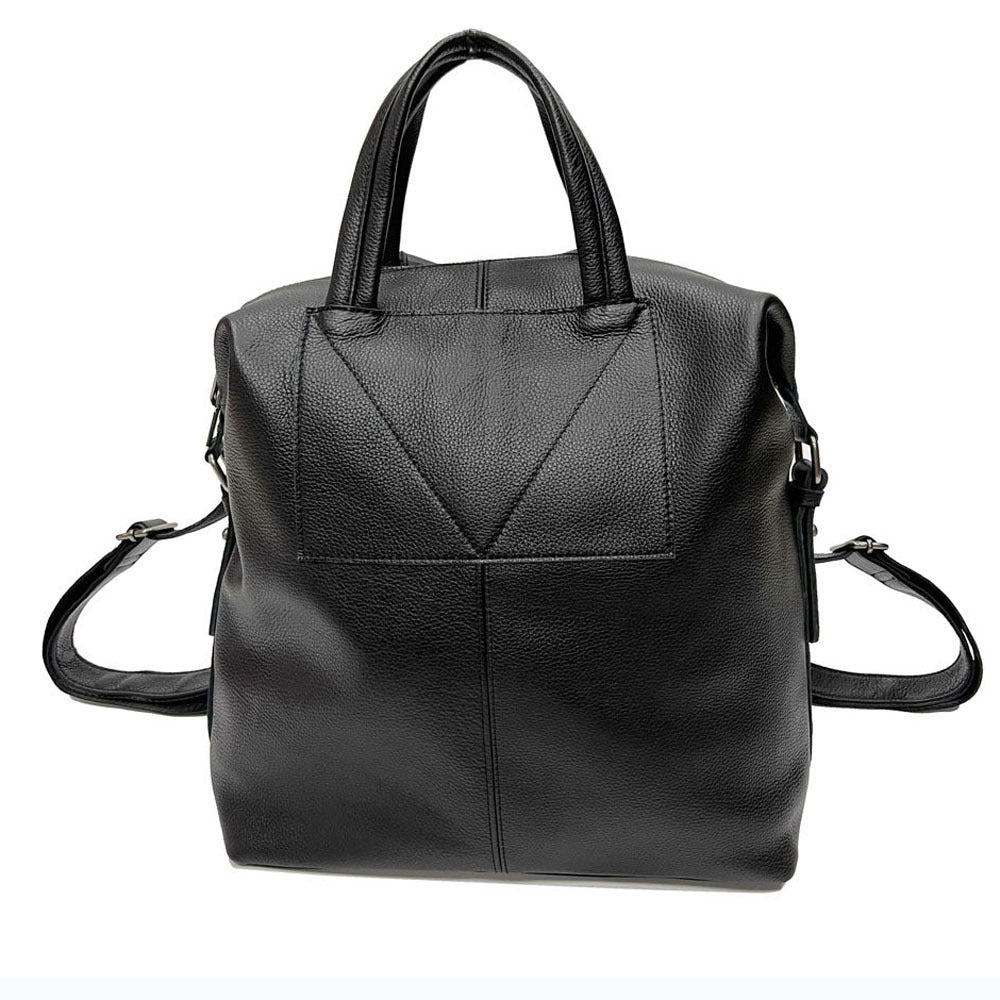 Sac à dos universel en cuir noir Sac à dos Shiralee Simple