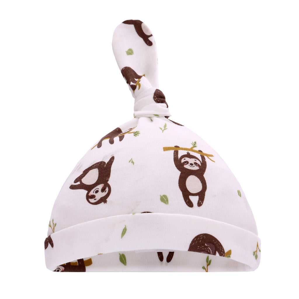 Chapeau de bébé imprimé en coton mince