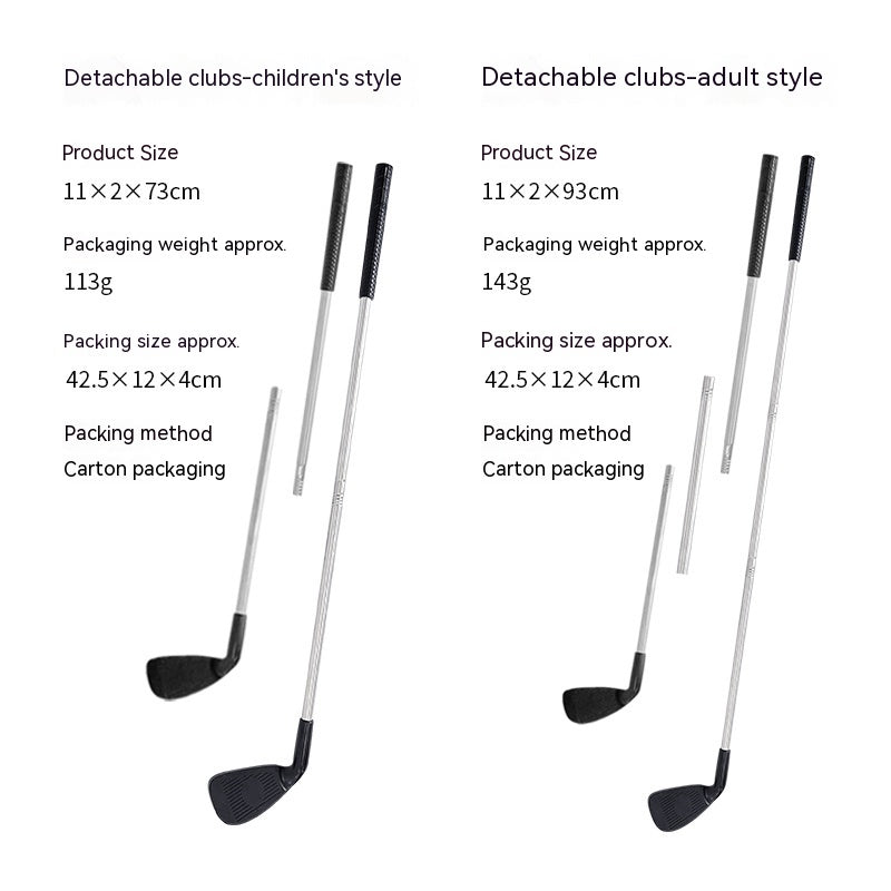 Golf Metal Club Jouets extérieurs parent-enfant