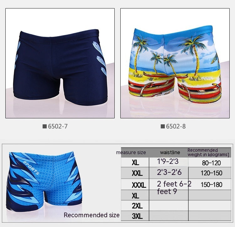 Boxer pour Homme Plus Taille Trunks de Natation