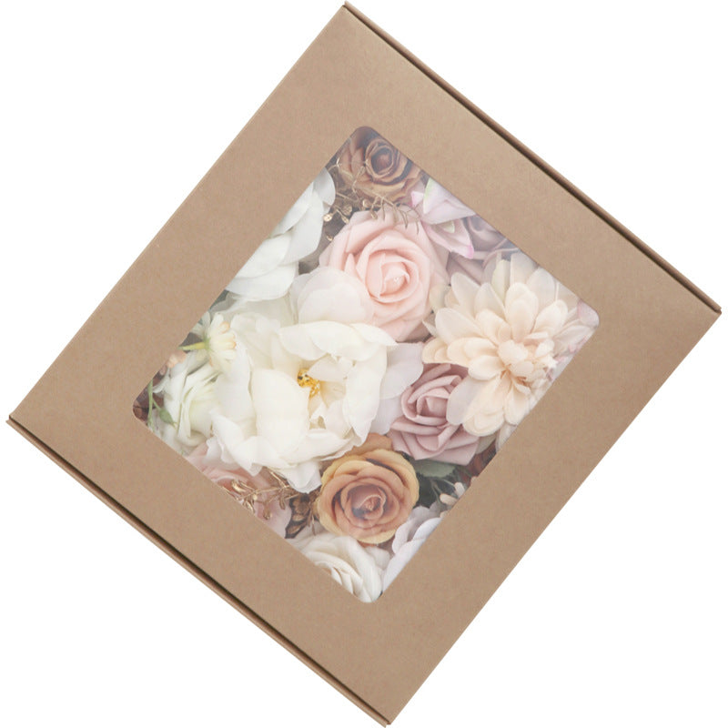 Boîte à fleurs Mariage Anniversaire Fête Cadeau Mariage Demoiselle d'honneur Bouquet de mariée