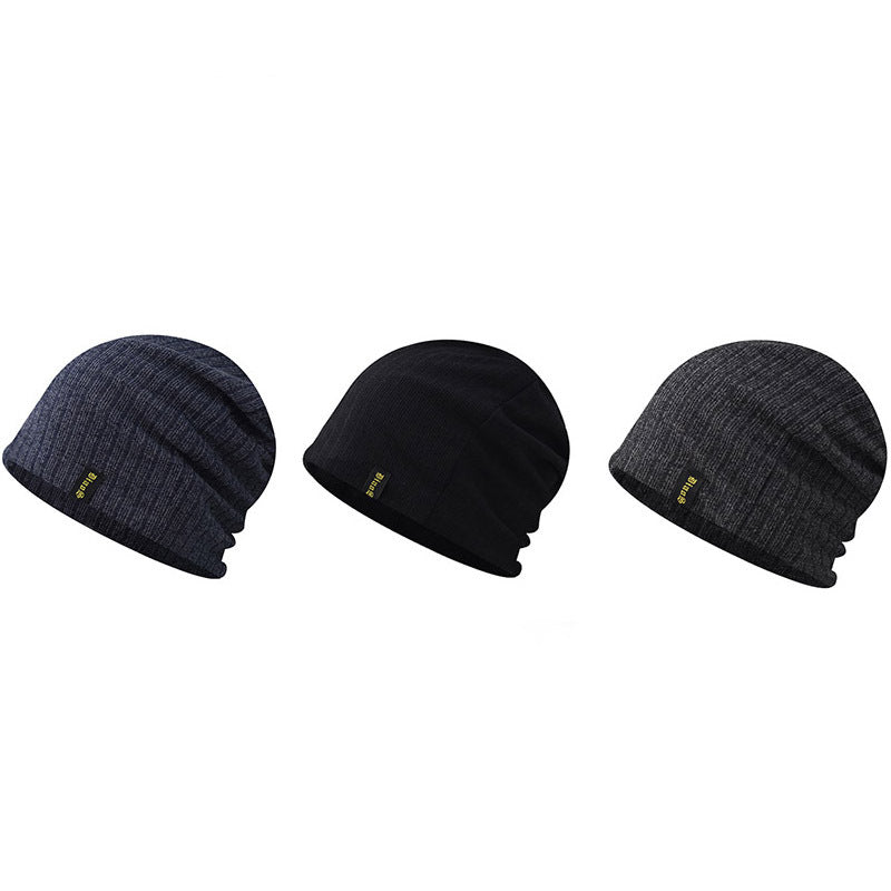 Baotou mince lettre Broderie tricotée Pile Hat