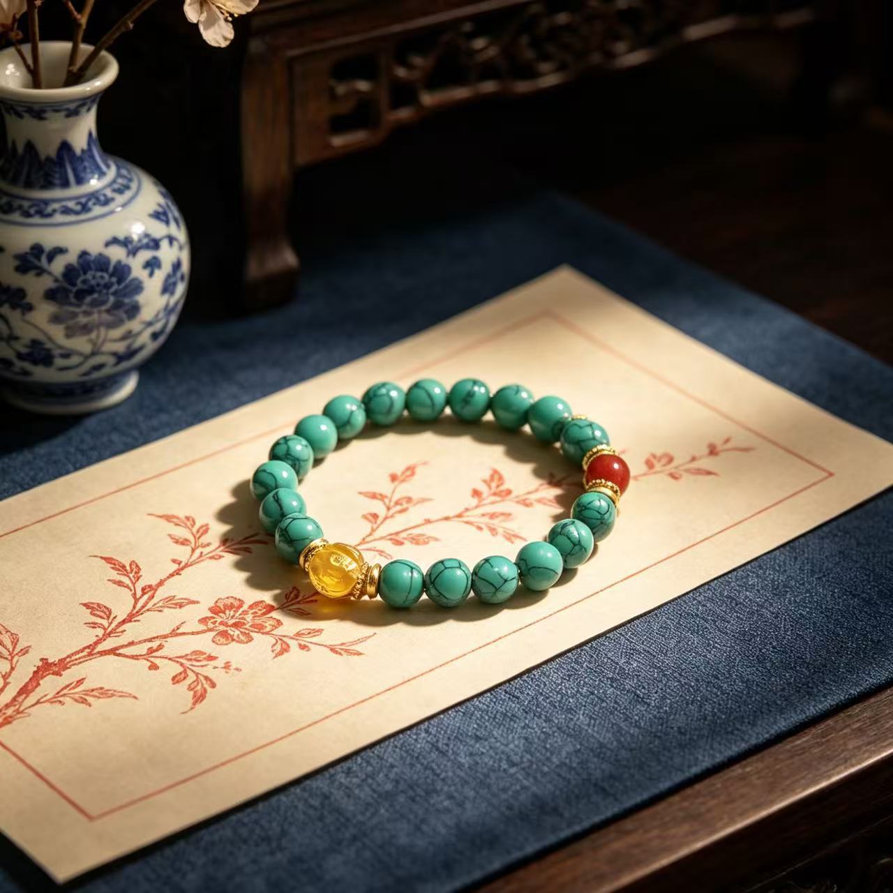 Style ethnique Six caractères Mantra Bracelet
