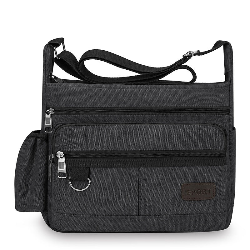 Multifonctionnel Loisirs Grand dispositif de rangement Toile Crossbody sac de voyage