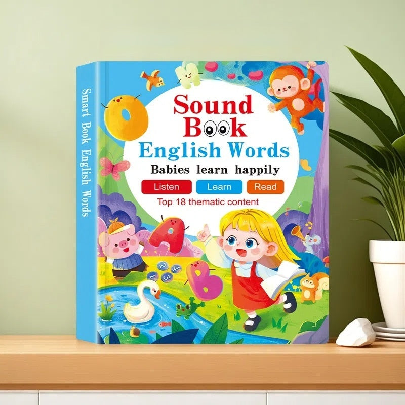 Livre d'histoire audio illustré en anglais pour l'apprentissage des langues naturelles