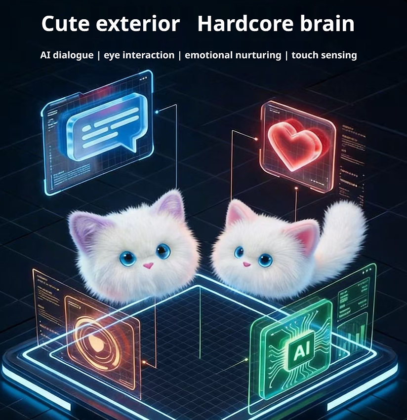 AI Naughty Cat Smart Interactive Jouet électronique pour animaux de compagnie
