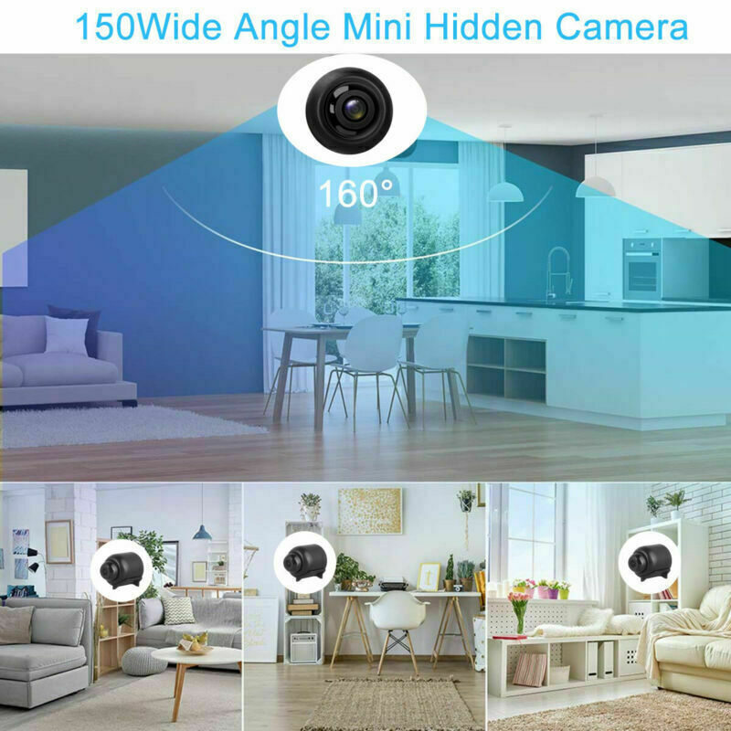 Gratuit 64G HD caméra cachée Spy Nanny sans fil Wifi Maison Sécurité nuit vision HD 1080P