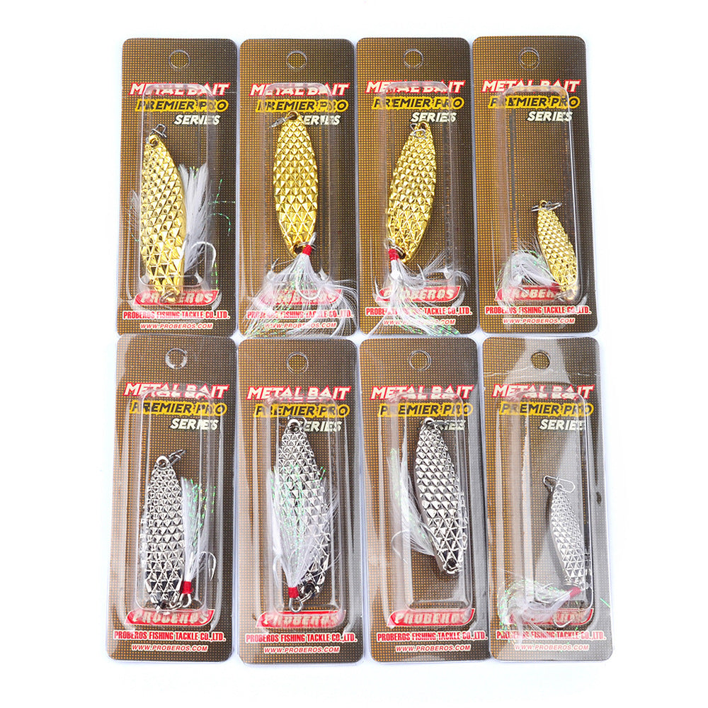 Metallic Baits 10g Lure Baits Gold Silver Baits