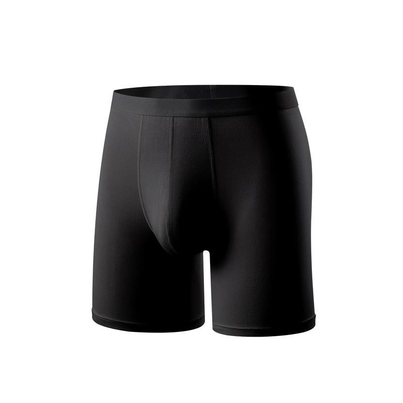 10pcs hommes Bamboo Fibre Boxer Slips Moyen Stretch Solid