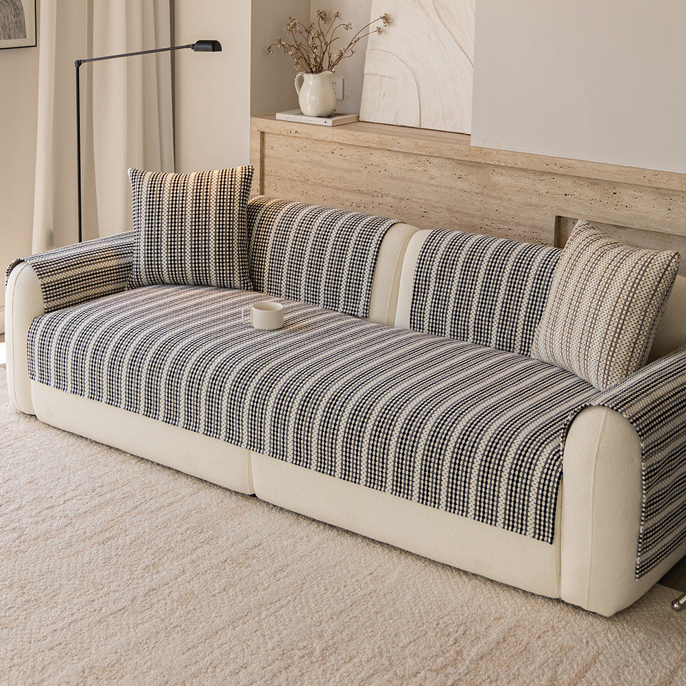 Couvercle de coussin universel de canapé antidérapant antidérapant résistant aux rayures de chat