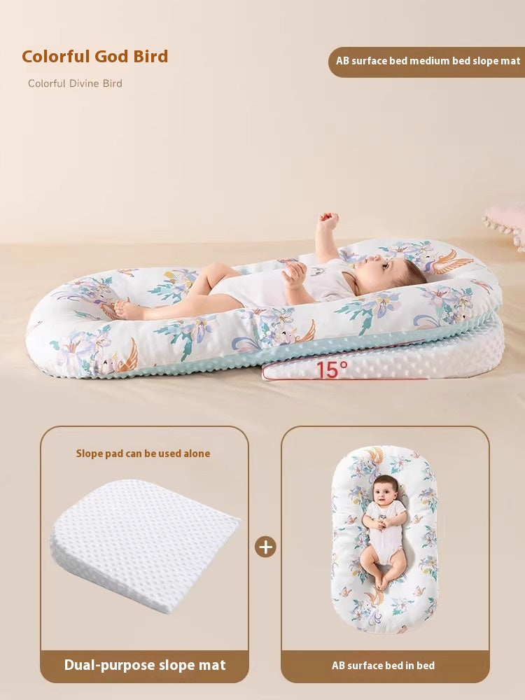 Minimally imprimé bébé apaisant et lit anti-stupéfiant