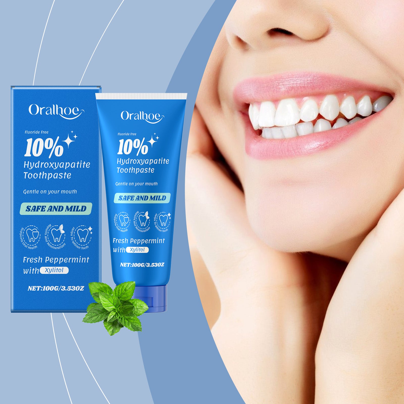 Dentifrice blanchissant la menthe