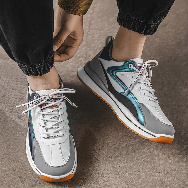Chaussures décontractées de sport en dentelle respirante confortable pour hommes