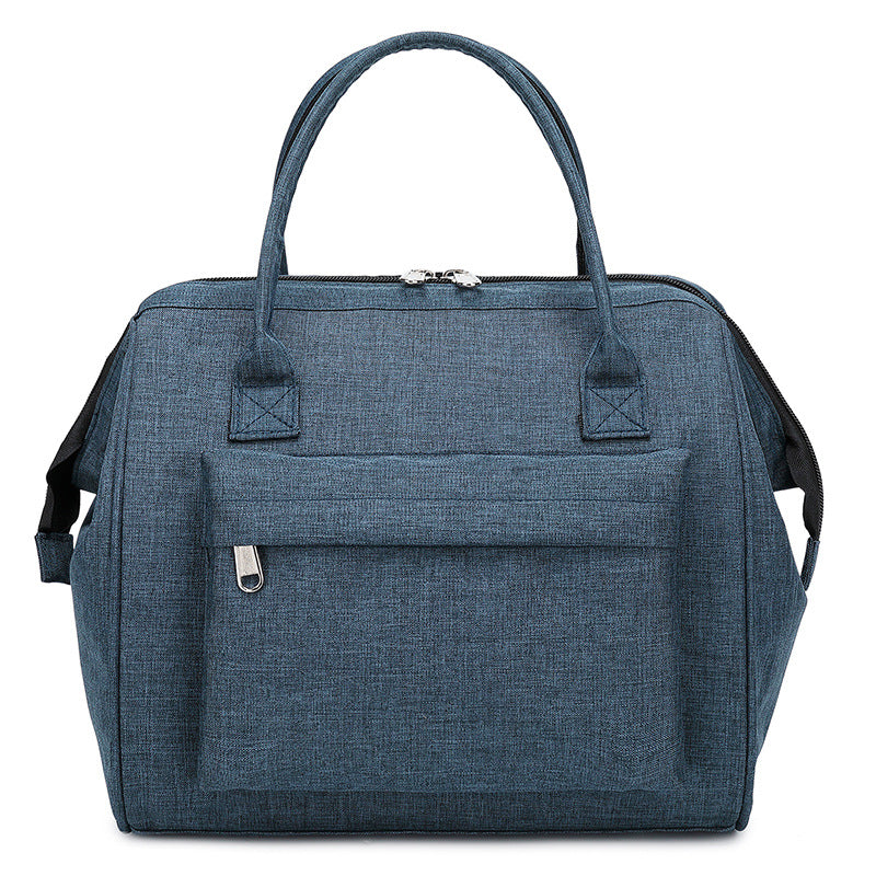 Sac à lunch Bento thermique Zipper Oxford Cloth Grande capacité