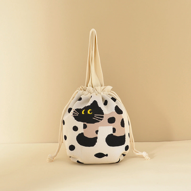 Sac à main de cordon de dessin animé japonais