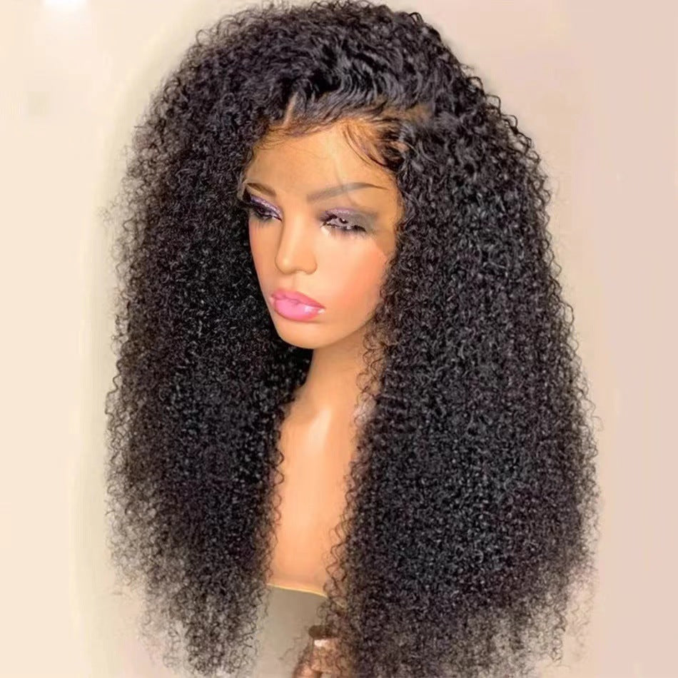 Perruques pour femmes avec petite dentelle à cheveux bouclés