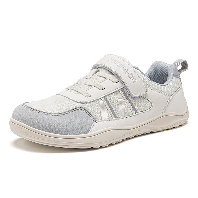 Breathable mesh children's sports shoes, wide toe