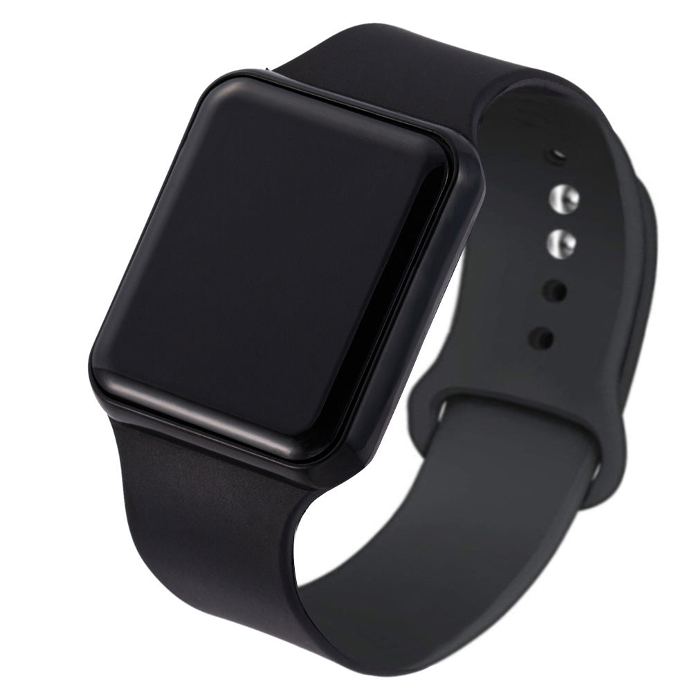 Silica Gel Montre électronique Imperméable Bracelet Étudiant Montre