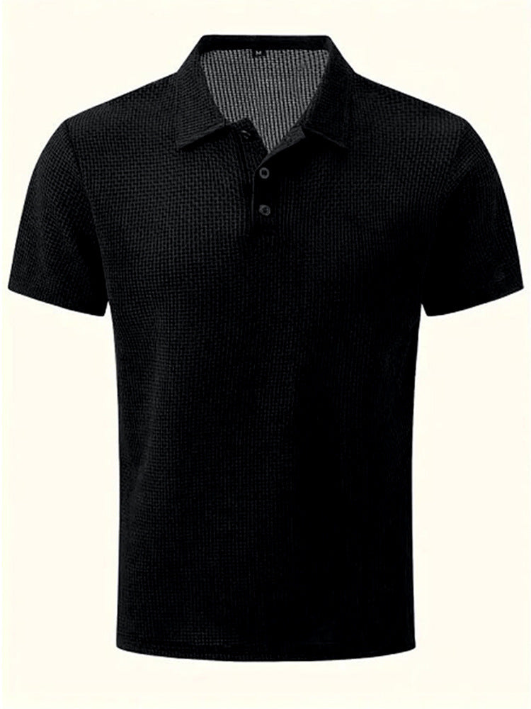Chemise Homme Collier Été Couleur Unie