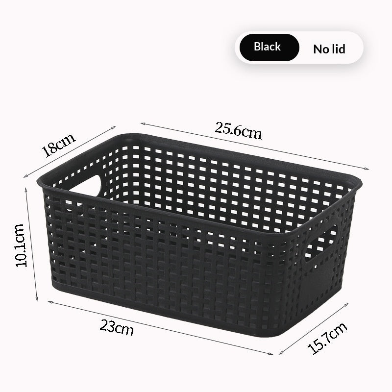Panier de rangement en plastique creux