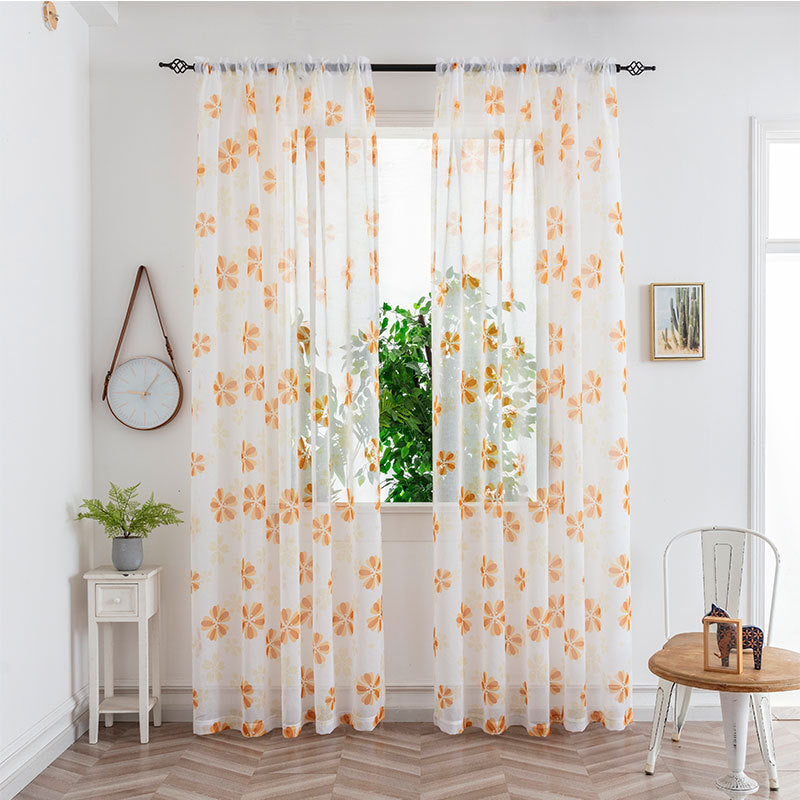 Mesh Rideaux Chambre Light Transmission Rideau décoratif
