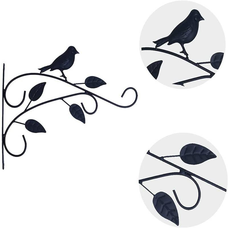 Bracket de panier de suspension lourd 2 Pack 12 pouces Brackets de panier de suspension extérieur