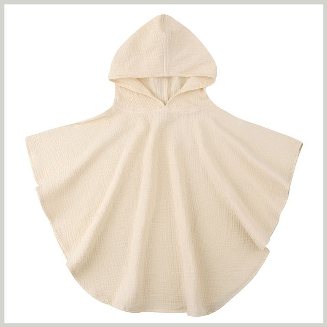 Douce coton bébé serviette à capuche Serviette de bain pour les garçons filles bain