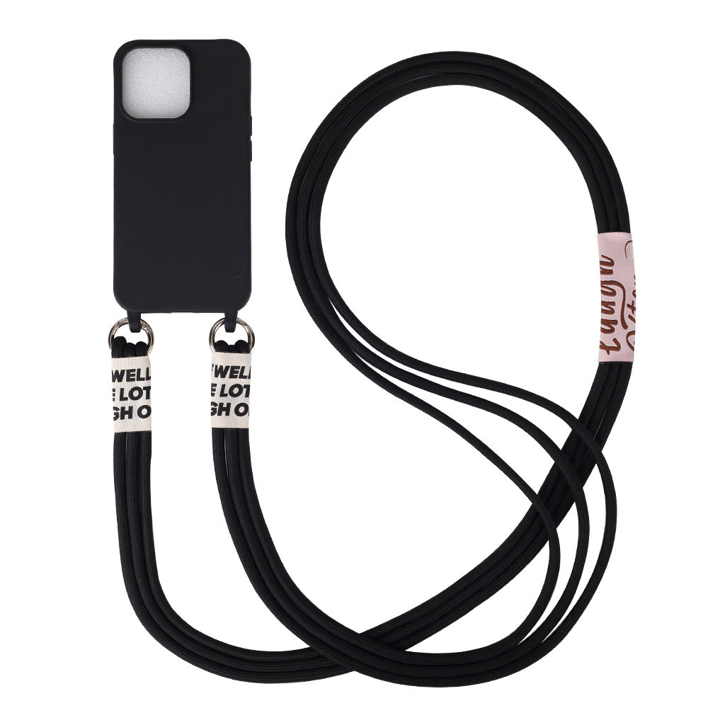 Corde de suspension Trois corde combiné pratique Spring Buckle étui de téléphone de collier suspendu
