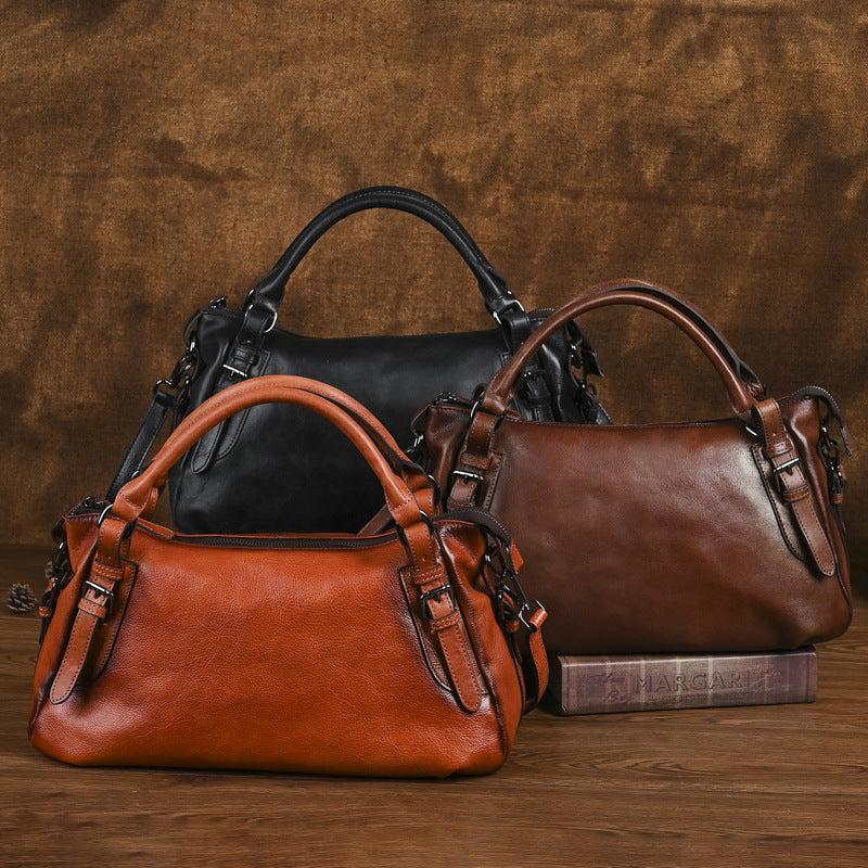 Women's Fashion Cowhide Crossbody Bag