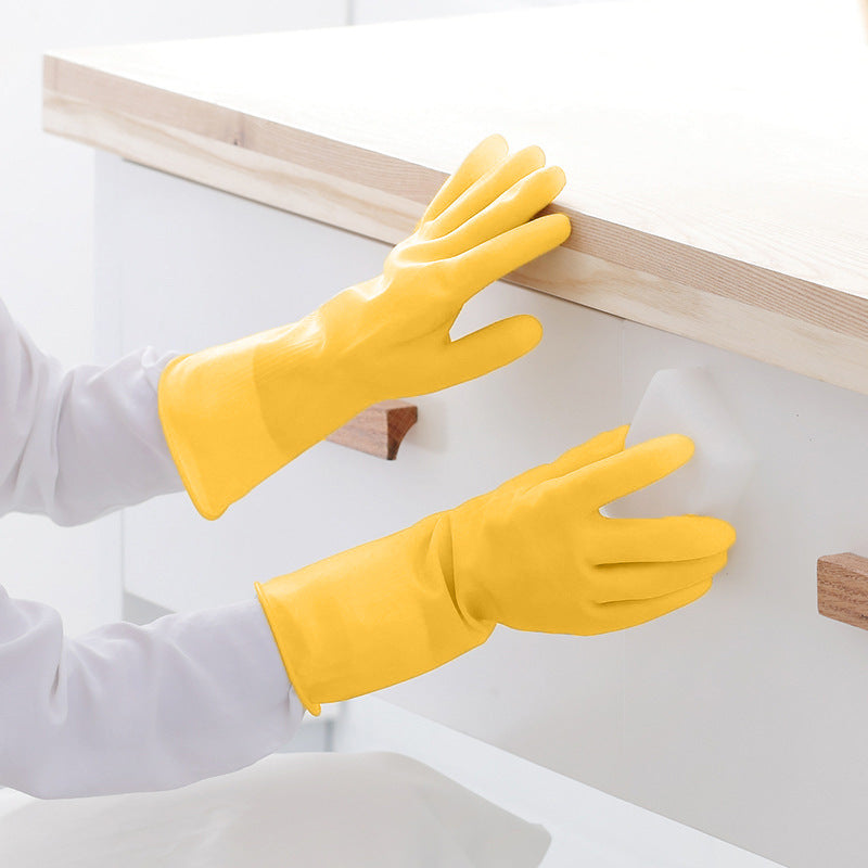 Gants de lavage de vaisselle en caoutchouc épais