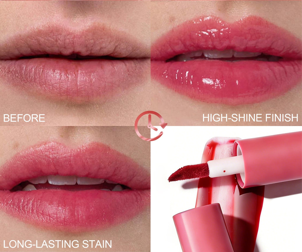 Waterproof glossy And a mud-resistant lip gloss