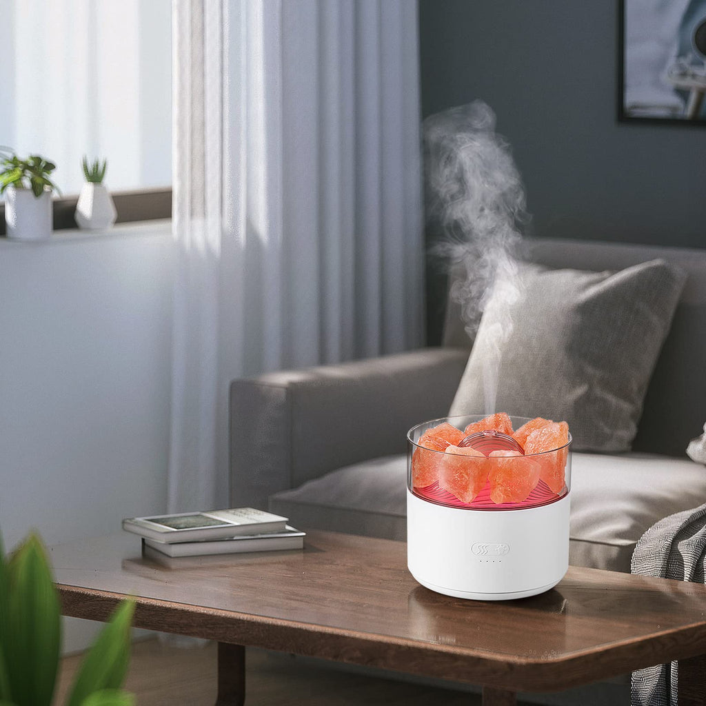 Cool-Mist Air Humidificateur Crystal Sel Aroma Diffuser Encens Machine Fogger Essen