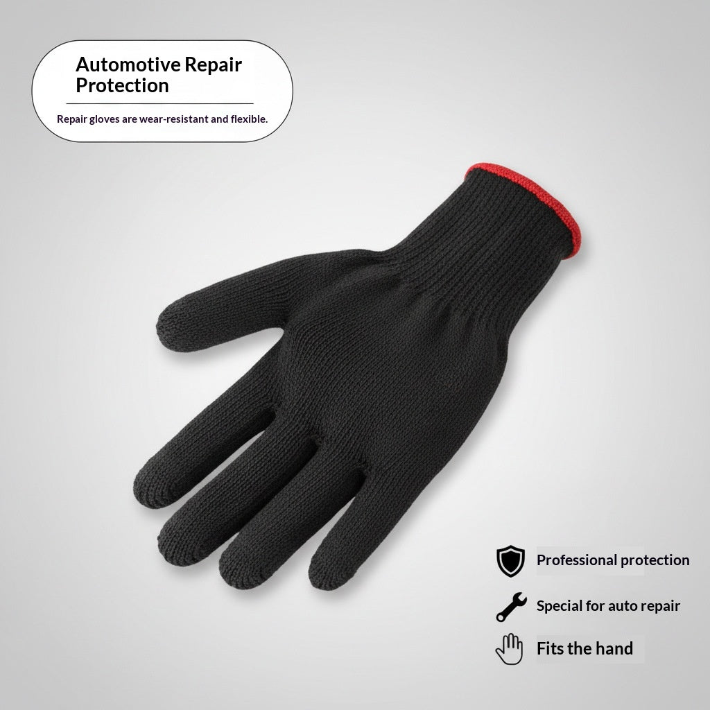 Gants de travail épais résistants à l'huile et à l'abrasion