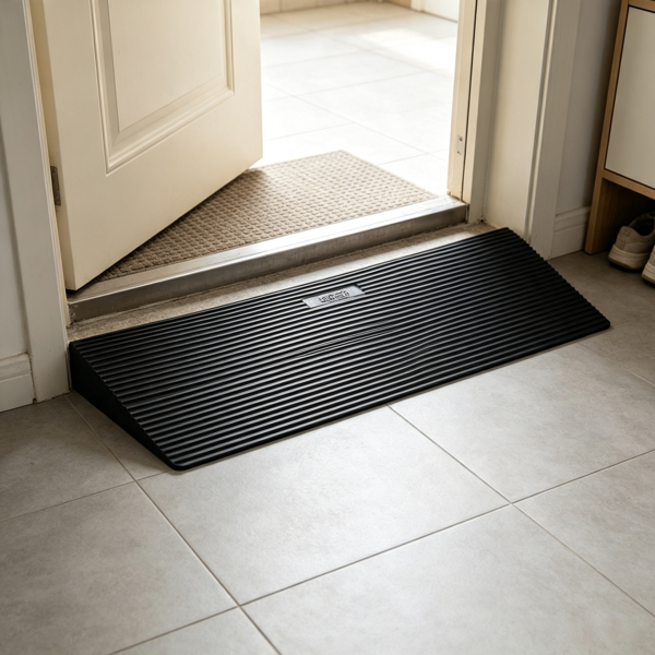 Seuil en caoutchouc large de 35,4 pouces