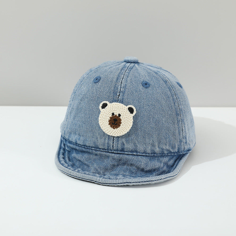 Été Noyau en peluche ours Applique Floppy Mignon et bébé apaisant Baseball