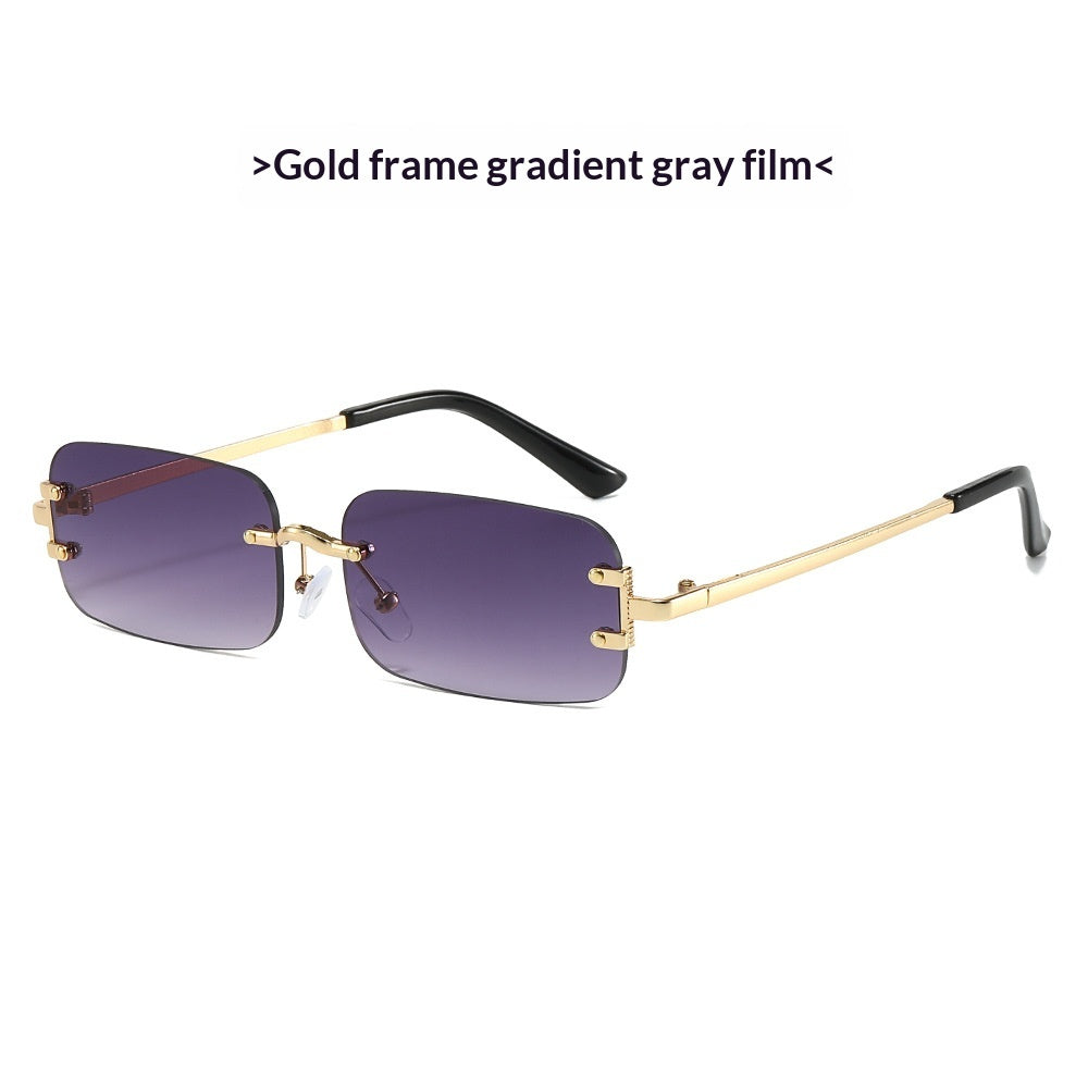 Lunettes de soleil sans cadre pour hommes et femmes
