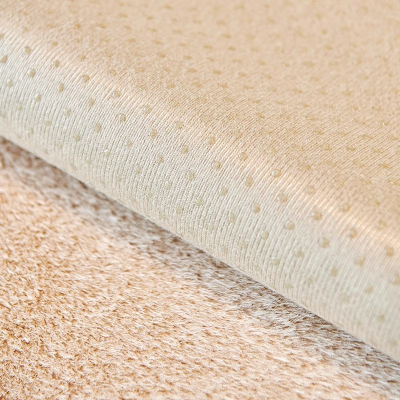 Couvercle de canapé en peluche d'hiver simple et non glissant, couleur unie