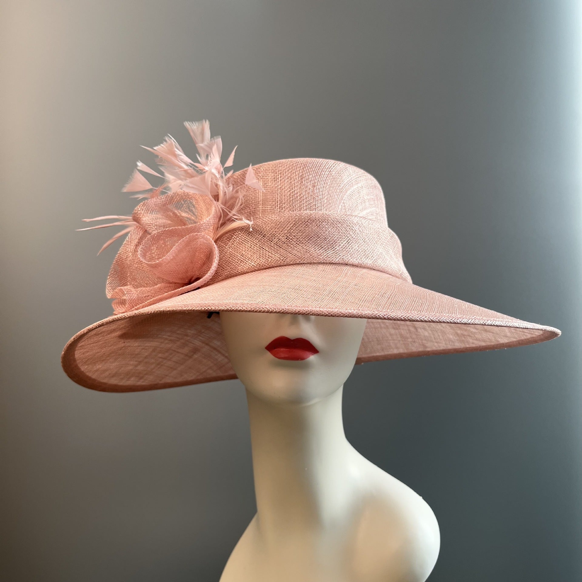 Chapeau de lin tendance style cour vintage pour les femmes