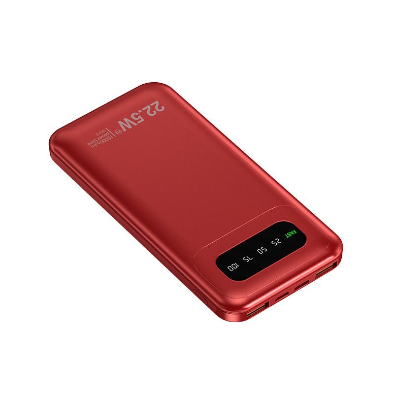 Charge rapide Grande capacité 20000 MA Banque d'alimentation d'affichage numérique pour téléphone mobile